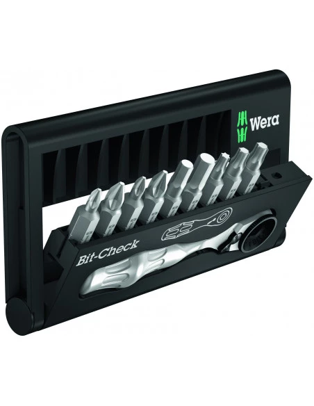 Coffret D'embouts Et Mini Cliquet - Bit-Check 10 Zyklop Mini 1 - 05073645001 - Wera | IFD Outillage 3 Coffret D'embouts Et Mini Cliquet - Bit-Check 10 Zyklop Mini 1 - 05073645001 - Wera | IFD Outillage