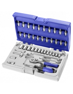 Coffret De Douilles Et Accessoires 1/4" Métriques - 42 Pièces | E030702 - Expert By Facom | IFD Outillage