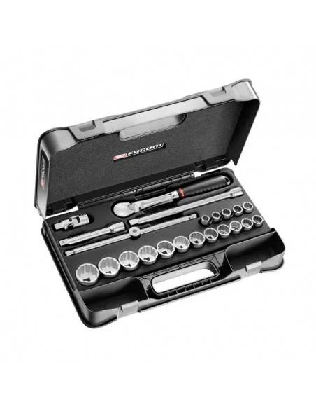 Coffret Douilles 1/2" 12 Pans En Pouces - 22 Pièces - SL.161-2P12U - SL.161-2P12U - Facom | IFD Outillage 3 Coffret Douilles 1/2" 12 Pans En Pouces - 22 Pièces - SL.161-2P12U - SL.161-2P12U - Facom | IFD Outillage