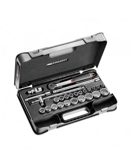 Coffret Douilles 1/2" 12 Pans Métriques - 26 Pièces - S.161-4P12 - S.161-4P12 - Facom | IFD Outillage 3 Coffret Douilles 1/2" 12 Pans Métriques - 26 Pièces - S.161-4P12 - S.161-4P12 - Facom | IFD Outillage