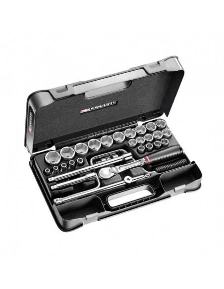 Coffret Douilles 1/2" 6 Pans Métriques - 30 Pièces - SL.161-5P6 - SL.161-5P6 - Facom | IFD Outillage 3 Coffret Douilles 1/2" 6 Pans Métriques - 30 Pièces - SL.161-5P6 - SL.161-5P6 - Facom | IFD Outillage