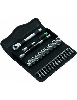 Jeu De Cliquet Zyklop Metal Pusch 1/4" 8100 SA 7 (28 Pièces) - 05004017001 - Wera | IFD Outillage