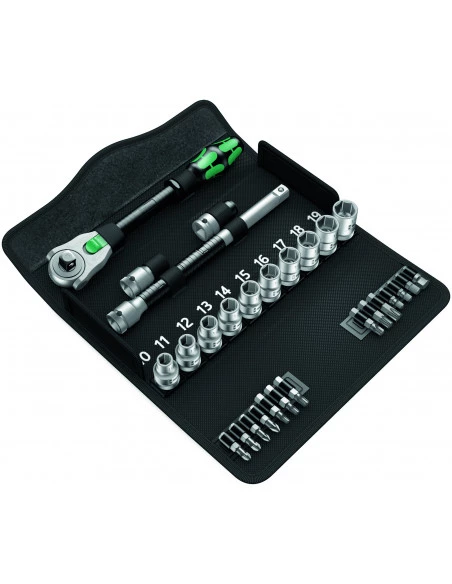 Jeu De Cliquet Zyklop Speed 1/2" 8100 SC 6 (28 Pièces) - 05004076001 - Wera | IFD Outillage 3 Jeu De Cliquet Zyklop Speed 1/2" 8100 SC 6 (28 Pièces) - 05004076001 - Wera | IFD Outillage