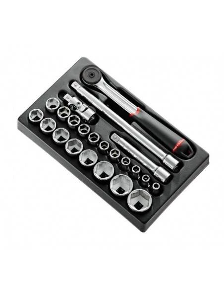 Module Douilles 1/2" 6 Pans Métriques - 23 Pièces - MOD.S161-36 - MOD.S161-36 - Facom | IFD Outillage 3 Module Douilles 1/2" 6 Pans Métriques - 23 Pièces - MOD.S161-36 - MOD.S161-36 - Facom | IFD Outillage