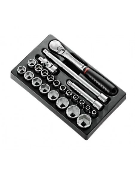 Module Douilles 1/2" 6 Pans Métriques - 23 Pièces - MOD.SL161-36 - MOD.SL161-36 - Facom | IFD Outillage 3 Module Douilles 1/2" 6 Pans Métriques - 23 Pièces - MOD.SL161-36 - MOD.SL161-36 - Facom | IFD Outillage