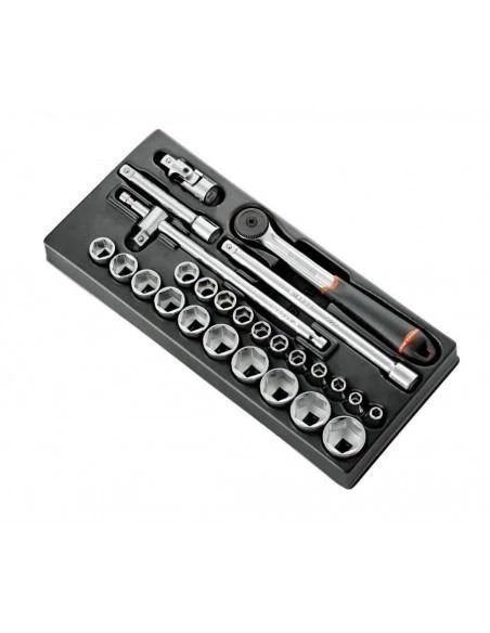 Module Douilles 1/2" 6 Pans Métriques - 26 Pièces - MOD.S161-46 - MOD.S161-46 - Facom | IFD Outillage 3 Module Douilles 1/2" 6 Pans Métriques - 26 Pièces - MOD.S161-46 - MOD.S161-46 - Facom | IFD Outillage
