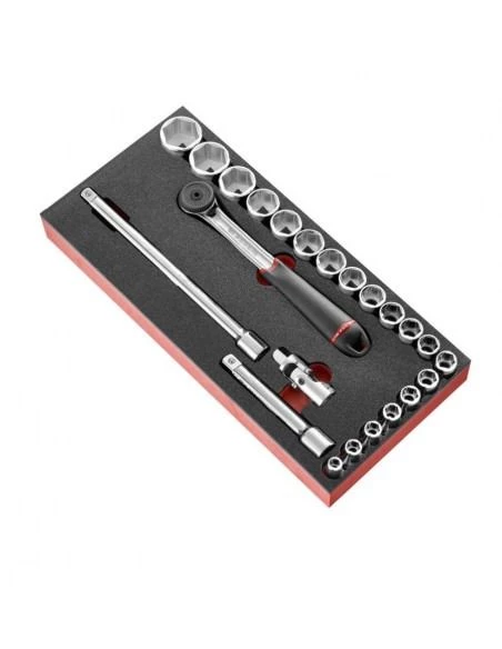 Module Mousse Douilles 1/2" 6 Pans Métriques - 23 Pièces - MODM.S161-36 - MODM.S161-36 - Facom | IFD Outillage 3 Module Mousse Douilles 1/2" 6 Pans Métriques - 23 Pièces - MODM.S161-36 - MODM.S161-36 - Facom | IFD Outillage