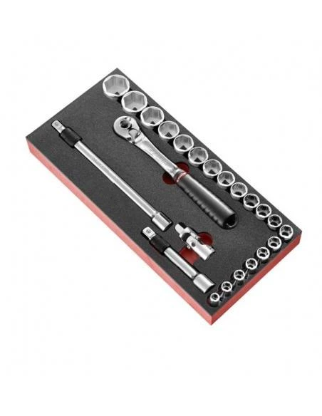 Module Mousse Douilles 1/2" 6 Pans Métriques - 23 Pièces - MODM.SL171-36 - MODM.SL171-36 - Facom | IFD Outillage 3 Module Mousse Douilles 1/2" 6 Pans Métriques - 23 Pièces - MODM.SL171-36 - MODM.SL171-36 - Facom | IFD Outillage