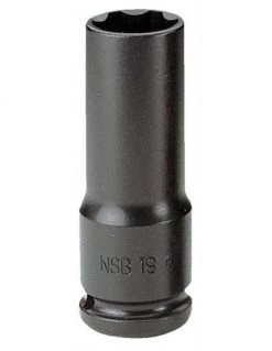 NSB - Douilles Impact 1/2" Longues Parois Fines 6 Pans Métriques - NSB.19 - Facom | IFD Outillage